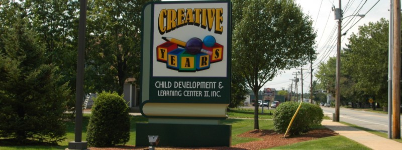 Landscaping at Creative Years Learning Center